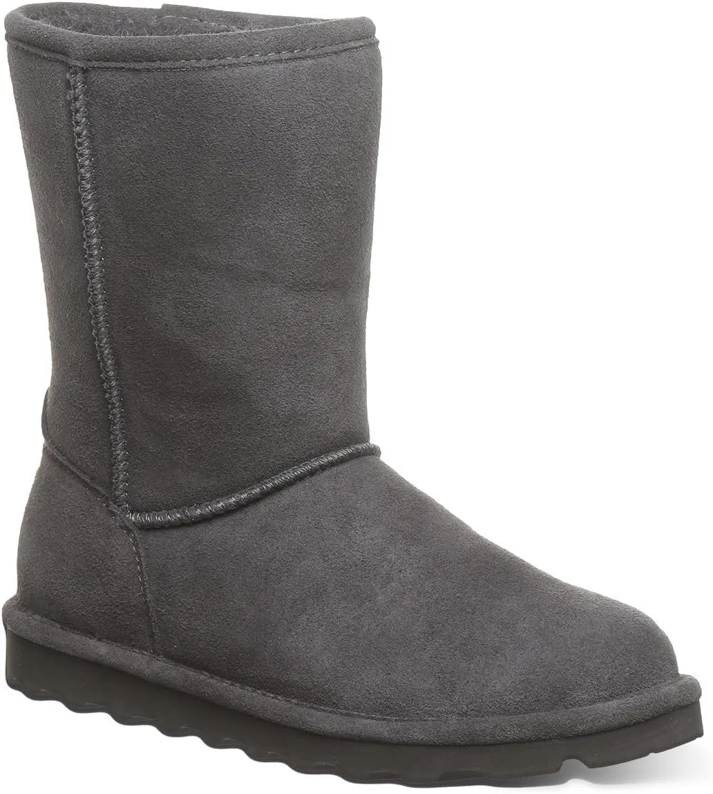 BEARPAW Women's Elle Short Multiple Colors | Women's Boot Classic Suede | Women's Slip On Boot | Comfortable Winter Boot