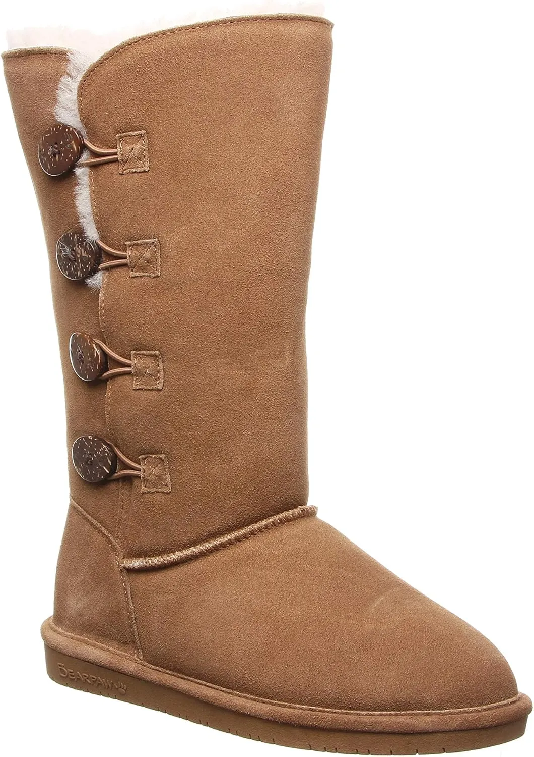 BEARPAW Women's Lori Multiple Colors | Women's Boot Classic Suede | Women's Slip On Boot | Comfortable Winter Boot
