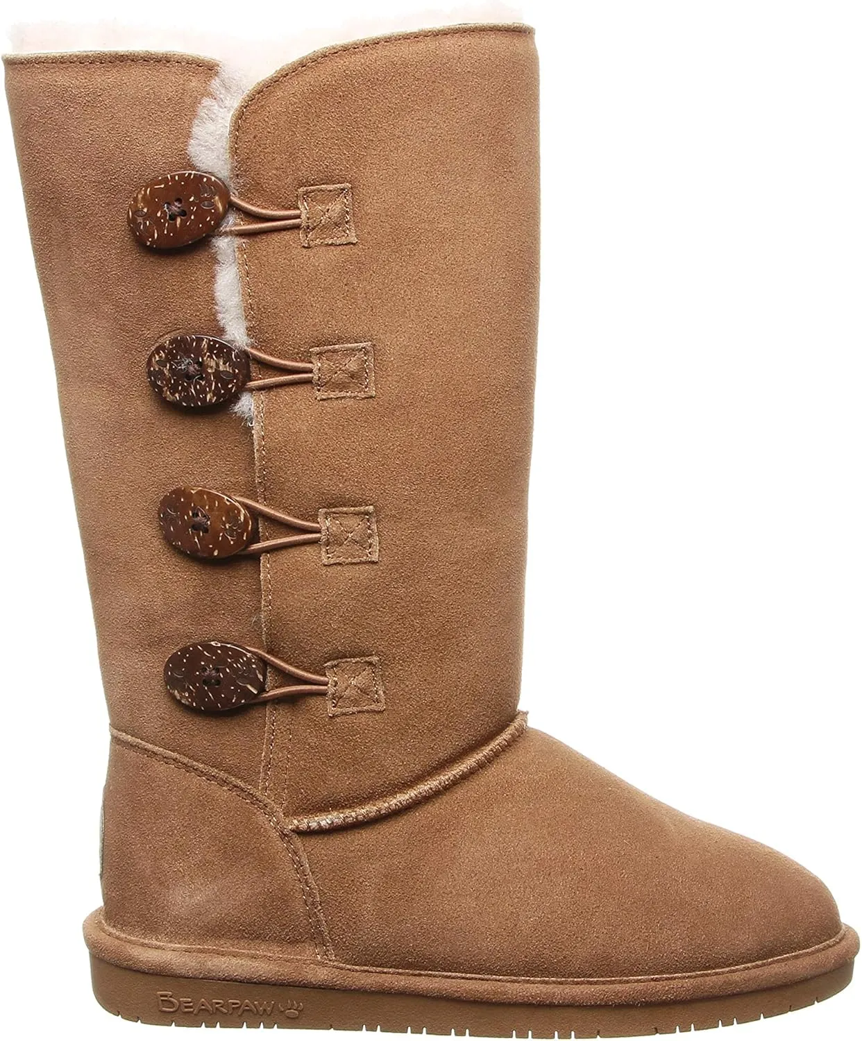 BEARPAW Women's Lori Multiple Colors | Women's Boot Classic Suede | Women's Slip On Boot | Comfortable Winter Boot