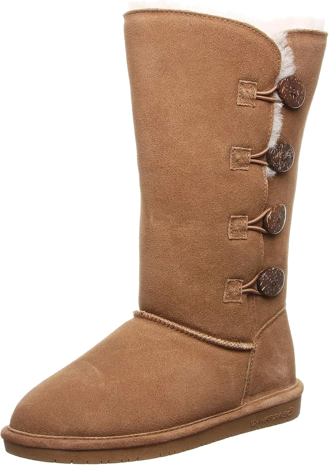 BEARPAW Women's Lori Multiple Colors | Women's Boot Classic Suede | Women's Slip On Boot | Comfortable Winter Boot