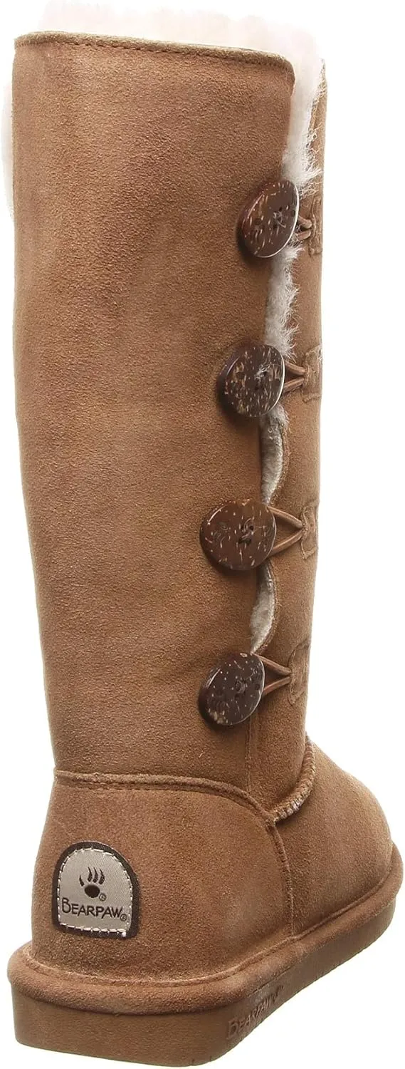 BEARPAW Women's Lori Multiple Colors | Women's Boot Classic Suede | Women's Slip On Boot | Comfortable Winter Boot