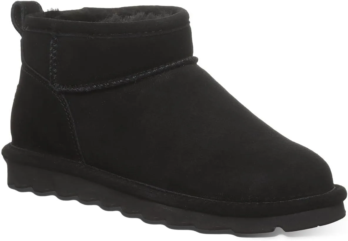 BEARPAW Women's Shorty Multiple Colors | Women's Ankle Boot | Women's Slip On Boot | Comfortable Winter Boot