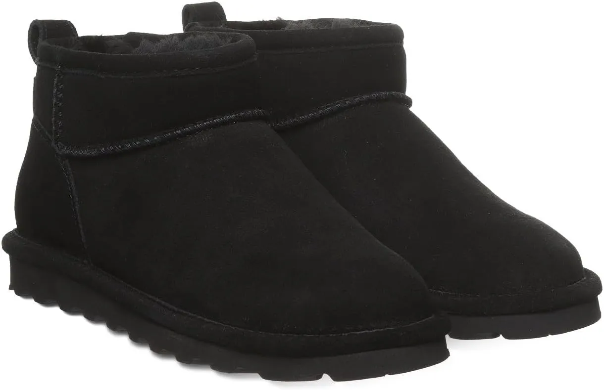 BEARPAW Women's Shorty Multiple Colors | Women's Ankle Boot | Women's Slip On Boot | Comfortable Winter Boot