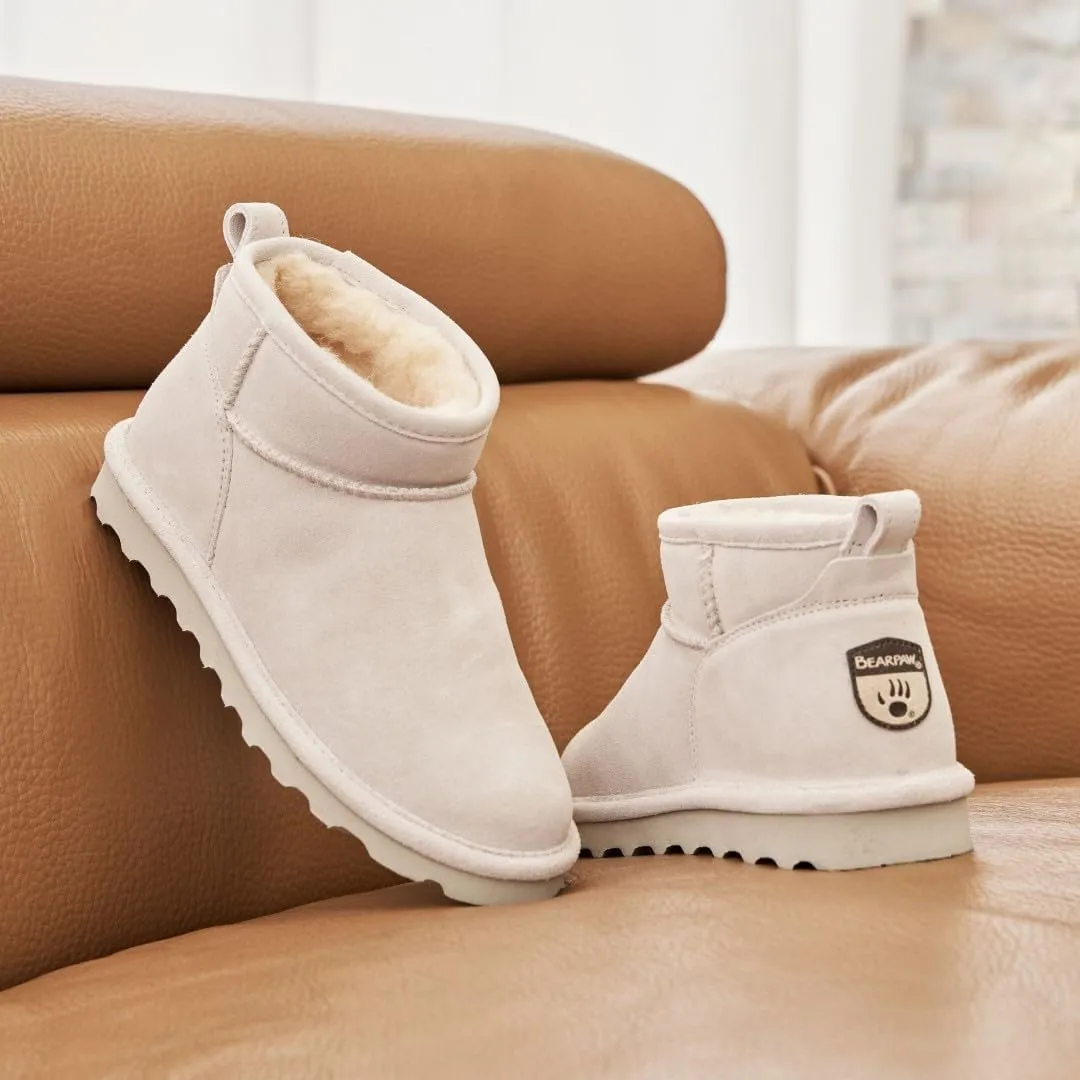 BEARPAW Women's Shorty Multiple Colors | Women's Ankle Boot | Women's Slip On Boot | Comfortable Winter Boot