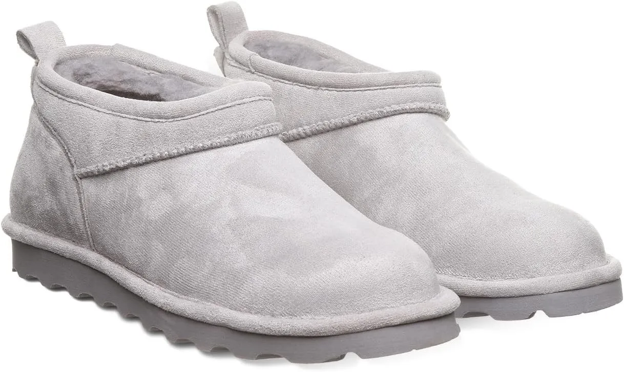 BEARPAW Women's Super Shorty Vegan Boot | Women's Ankle Boot | Women's Slip On Boot | Comfortable Winter Boot