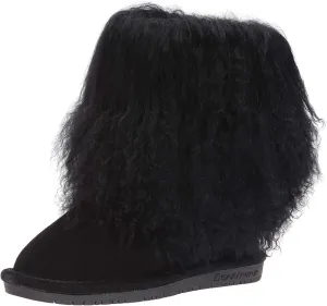 BEARPAW Youth Boo Multiple Colors | Youth Slip On Boot | Youth's Boot Classic Suede | Comfortable Winter Boot