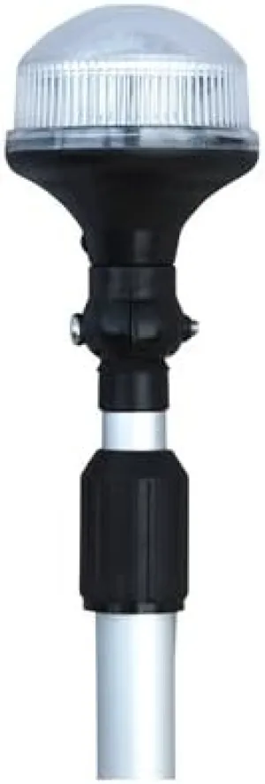 Boat Marine LED Telescoping All Around 360° Stern Light with Base 24"-48" 12-24v Low Power Use!
