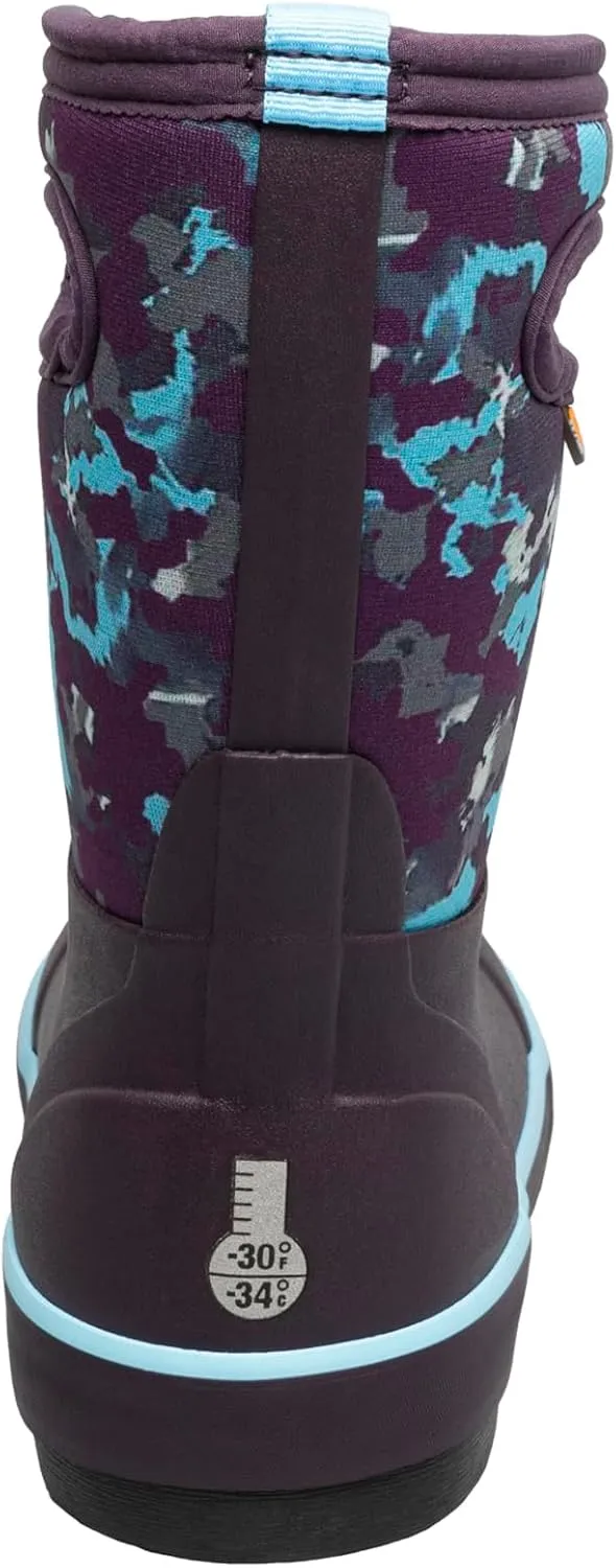 BOGS Unisex-Child Classic Ii-Camo Texture (Toddler/Little Big Kid) Rain Boot