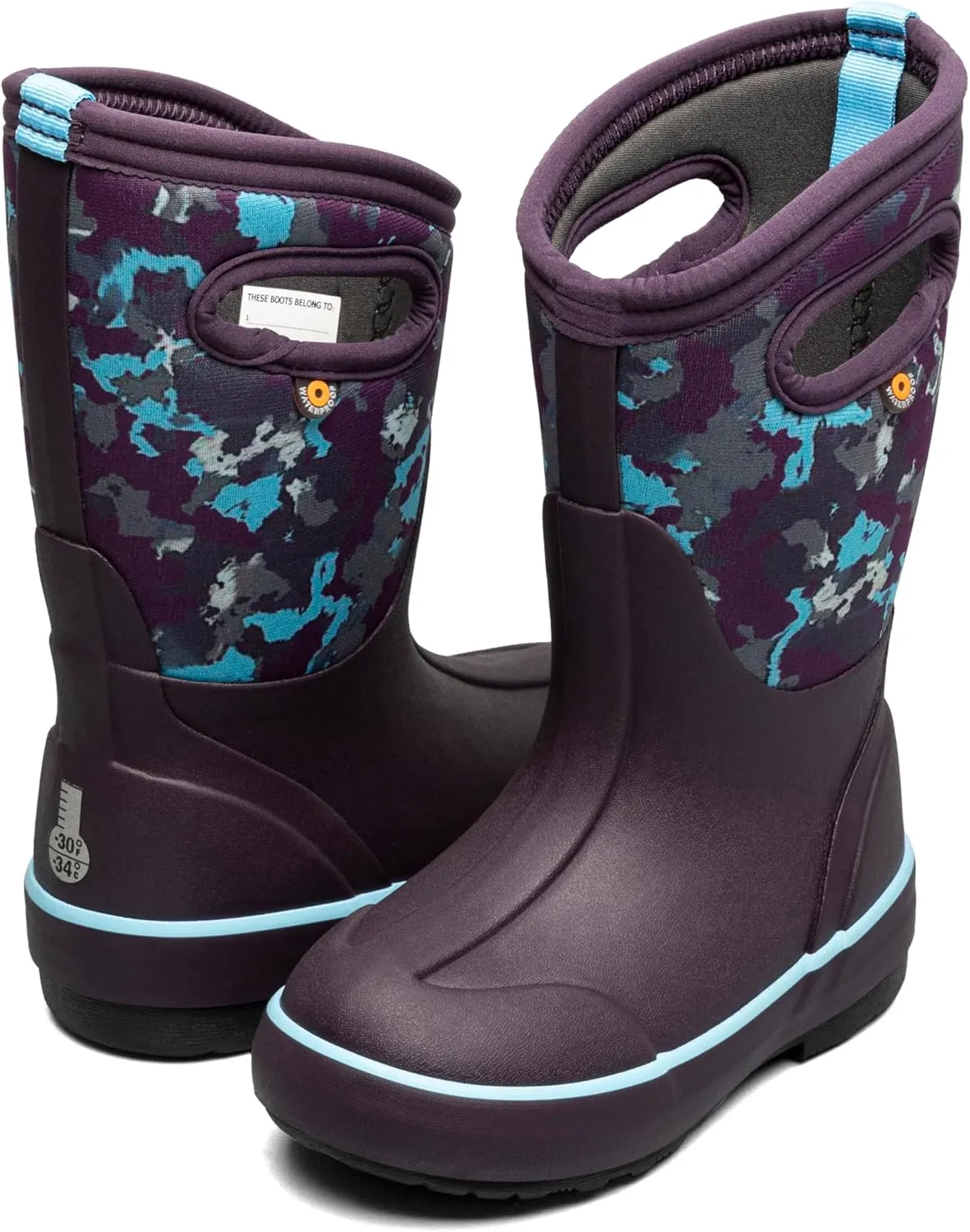 BOGS Unisex-Child Classic Ii-Camo Texture (Toddler/Little Big Kid) Rain Boot