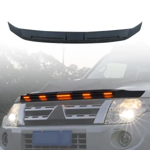 Bonnet Protector with LED Light for Mitsubishi Pajero 2007-2020