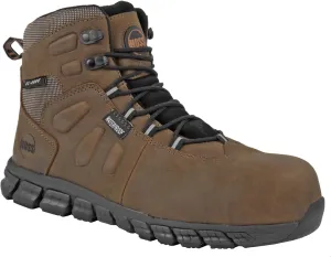 Boot Men's Brown Tikaboo Ultra Light Met Guard Composite Safety Toe SD