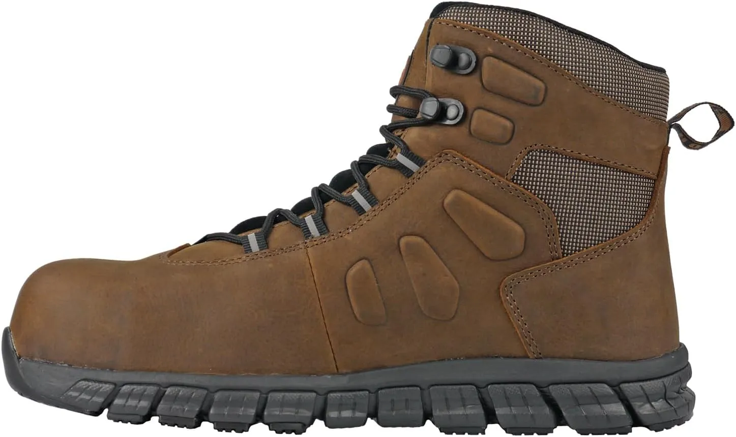Boot Men's Brown Tikaboo Ultra Light Met Guard Composite Safety Toe SD