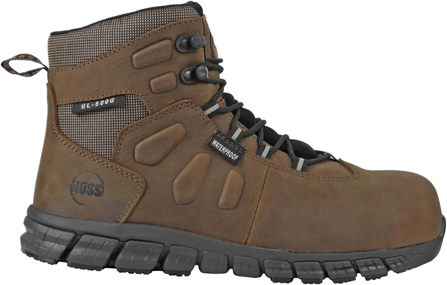 Boot Men's Brown Tikaboo Ultra Light Met Guard Composite Safety Toe SD