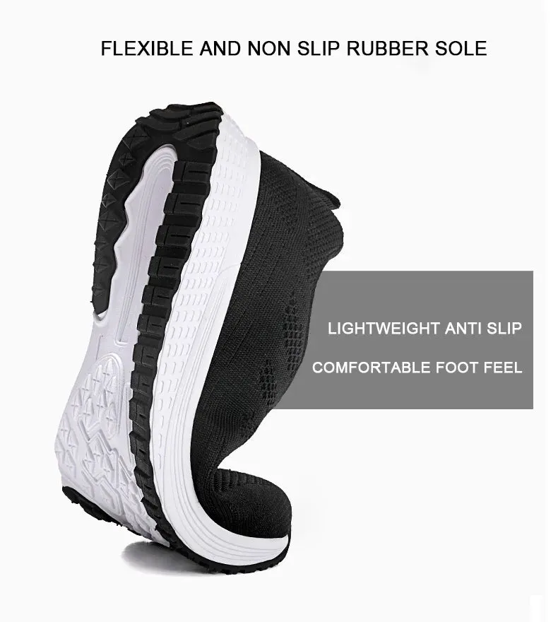 Breathable Mesh Lace Up Flat Sneakers for Women in Pink and Black