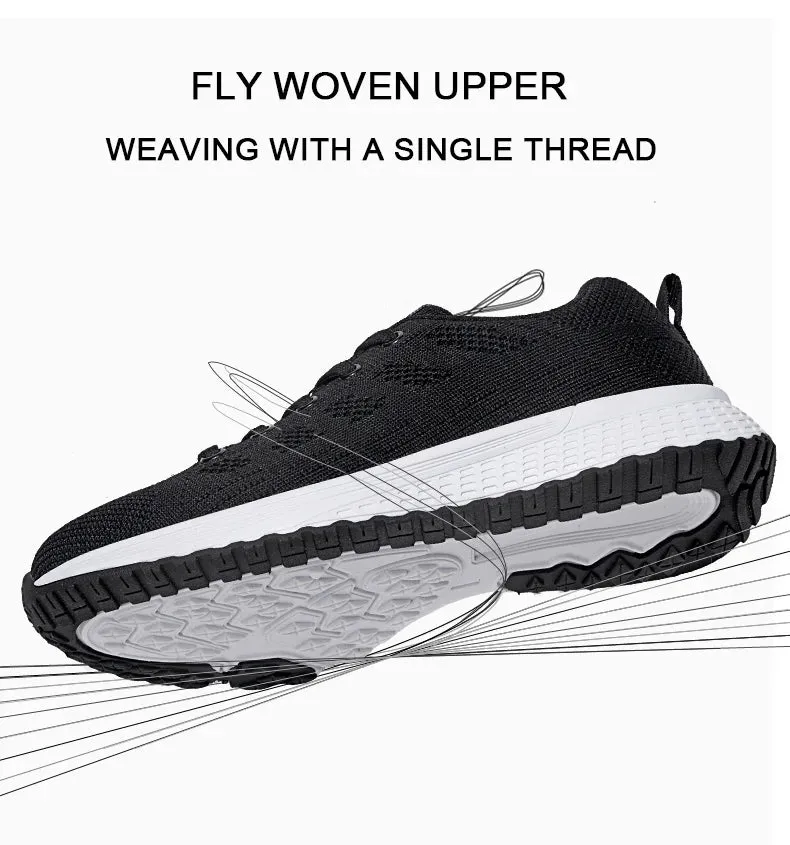 Breathable Mesh Lace Up Flat Sneakers for Women in Pink and Black