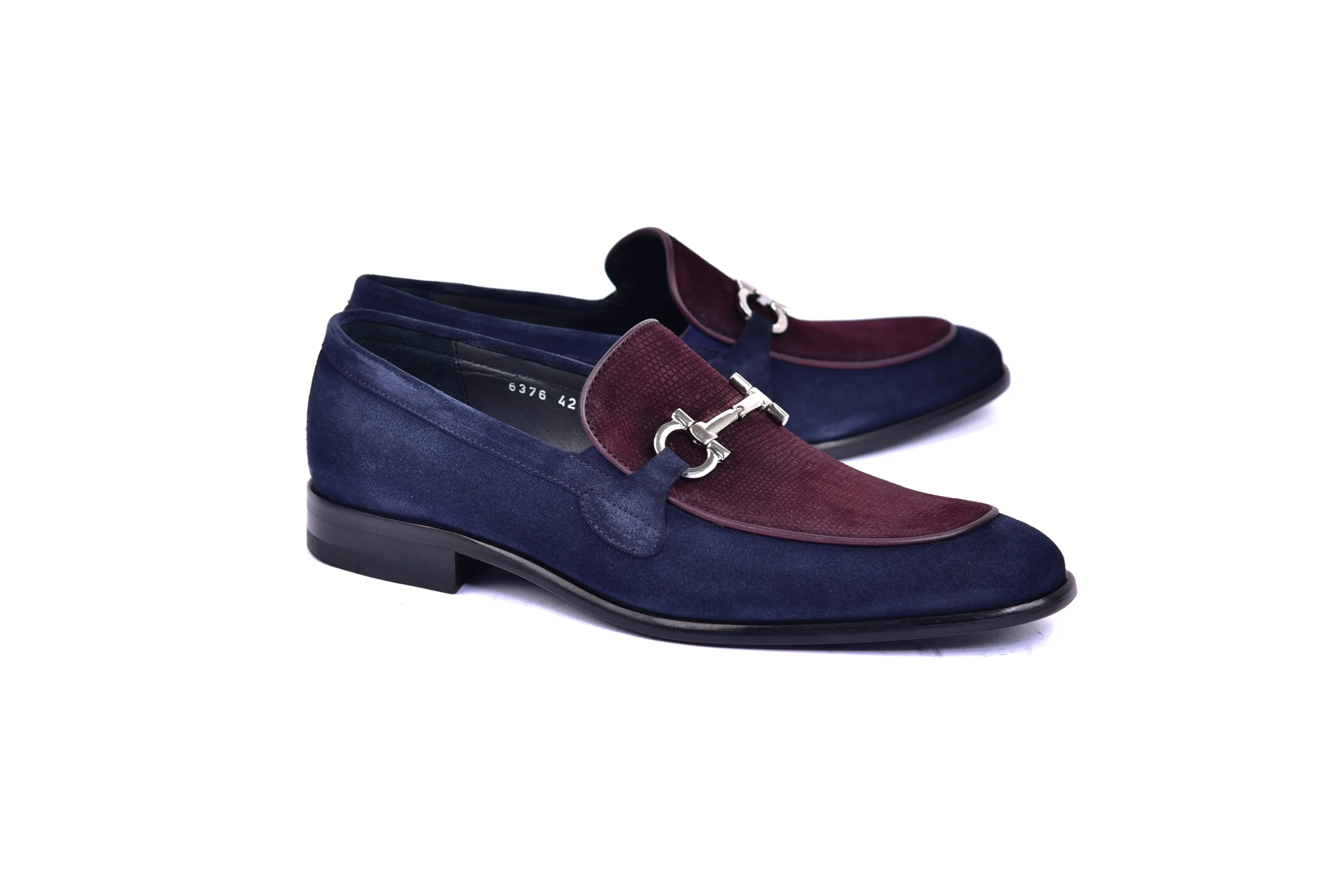 C11109-6376S - Navy/Burgundy