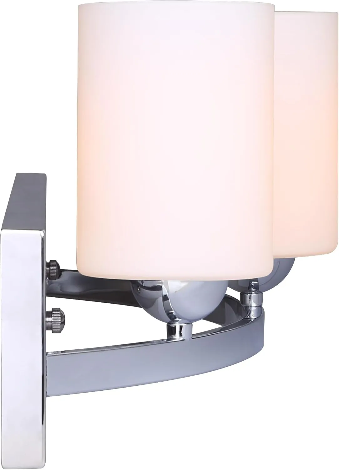 Canarm IVL370A03CH-O Ltd Hampton 3 Light Vanity with Flat Opal Glass, Chrome