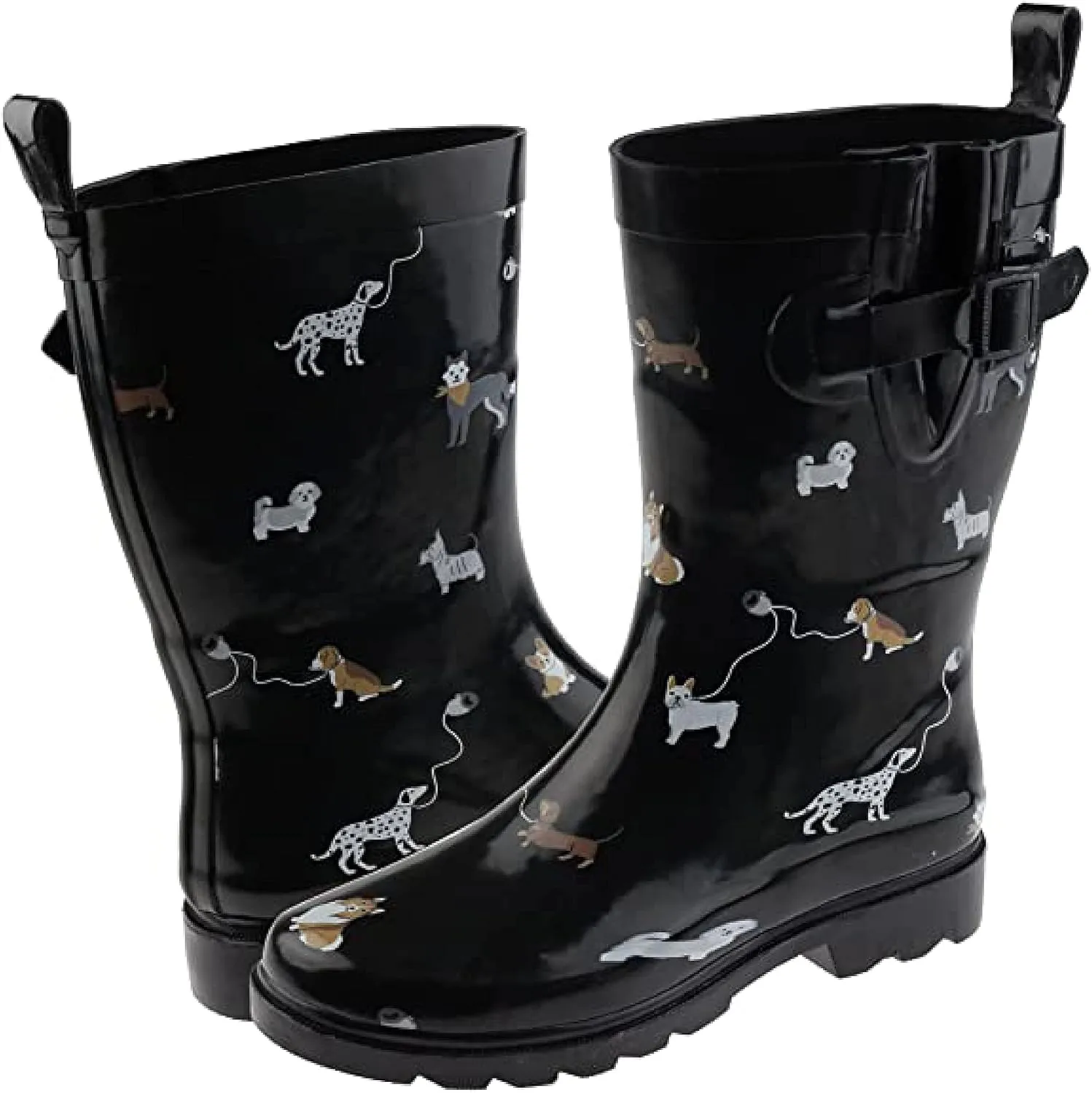 Capelli New York Ladies Mid-Calf Rubber Rain Boots