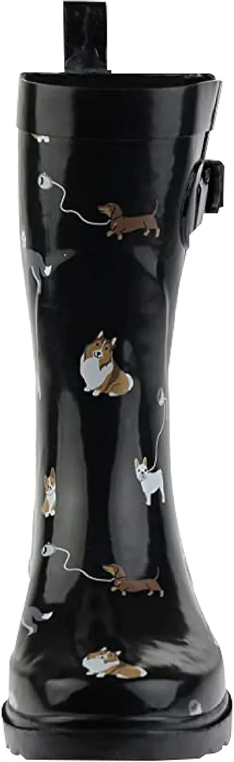Capelli New York Ladies Mid-Calf Rubber Rain Boots