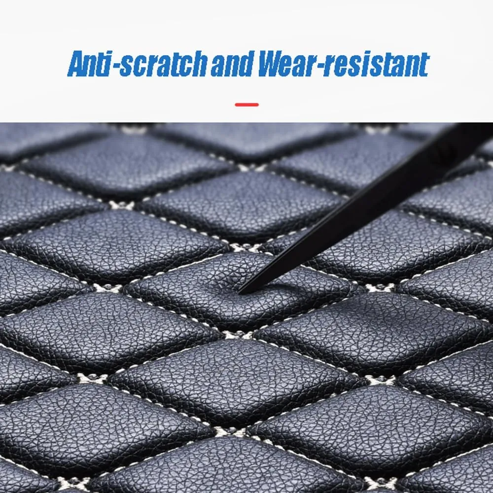 Car Leather Cargo Liners for Lexus UX 250h/260h Hybrid 2018 2019 2020 2021 2022 2023 2024, Full Coverage All Weather Rear Trunk Liner Mats Protector Boot Mats,Blackbeige