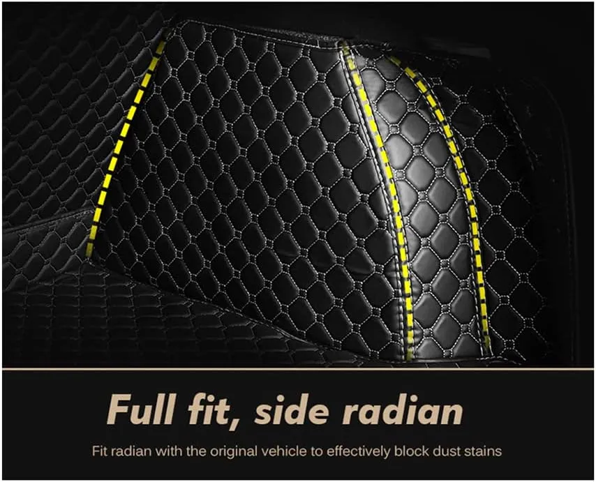 Car Leather Cargo Liners for Lexus UX 250h/260h Hybrid 2018 2019 2020 2021 2022 2023 2024, Full Coverage All Weather Rear Trunk Liner Mats Protector Boot Mats,Blackbeige
