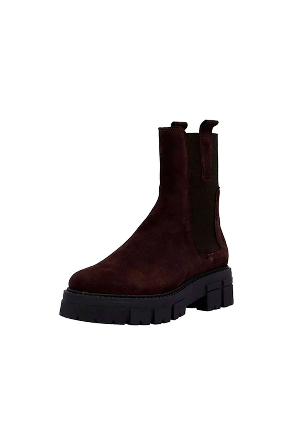CASJIDA CHELSEA BOOT - Dark Brown Suede