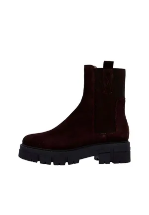 CASJIDA CHELSEA BOOT - Dark Brown Suede