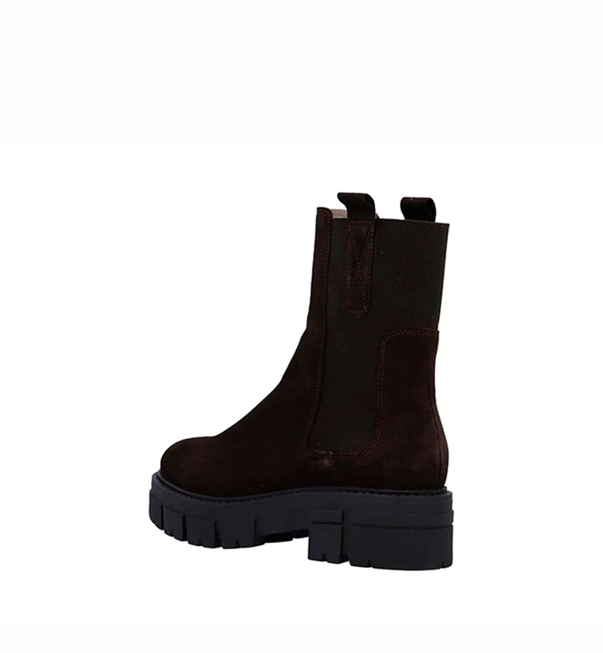CASJIDA CHELSEA BOOT - Dark Brown Suede