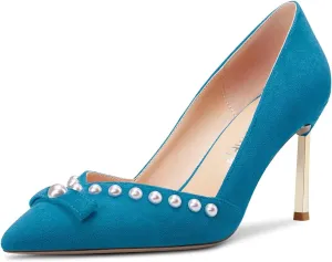 Castamere High Stiletto Heel Pointed Toe Pumps Slip-on Sexy Classic 3.3 Inches Heels