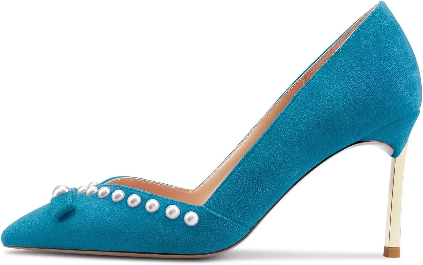 Castamere High Stiletto Heel Pointed Toe Pumps Slip-on Sexy Classic 3.3 Inches Heels