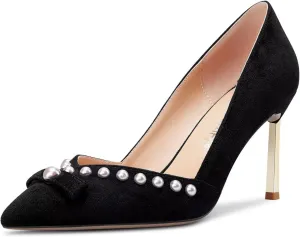 Castamere High Stiletto Heel Pointed Toe Pumps Slip-on Sexy Classic 3.3 Inches Heels
