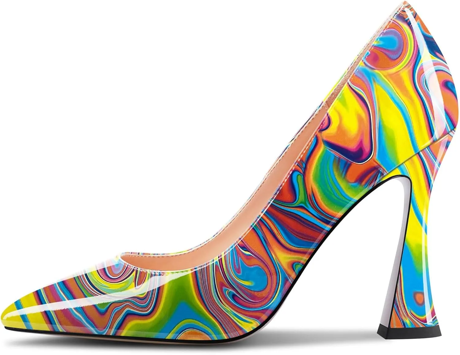 Castamere Women Stiletto High Heel Pointed Toe Slip-on Pumps Sexy Dress Classic 3.9 Inches Heels