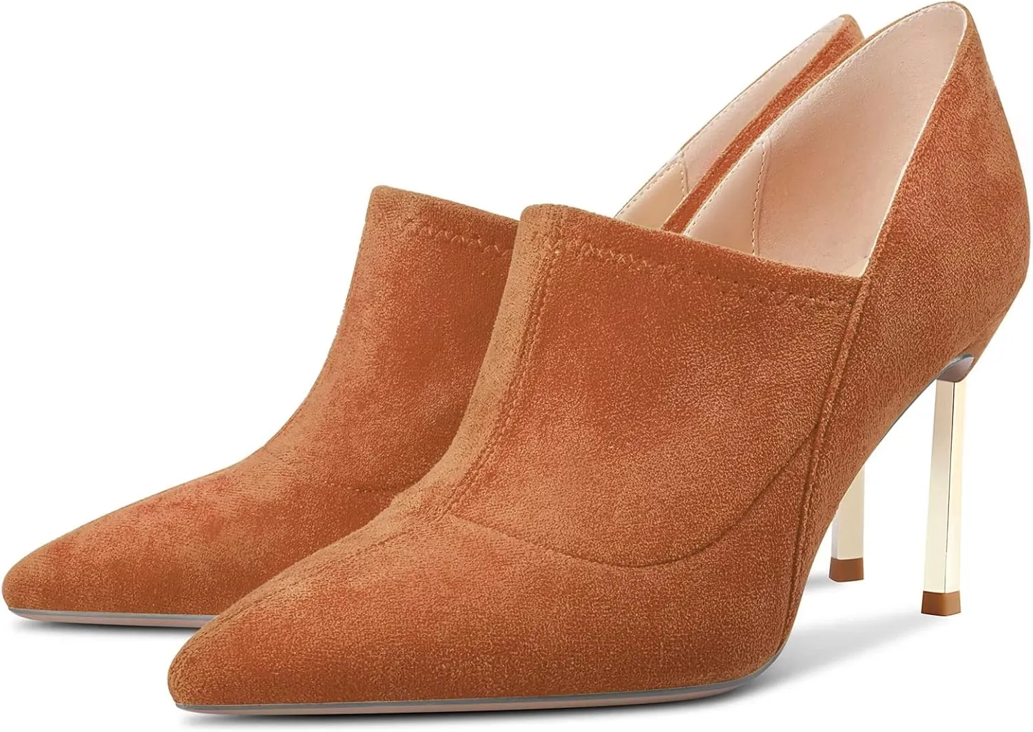 Castamere Women Stiletto High Heel Pointed Toe Slip-on Pumps Wedding Office 3.3 Inches Heels