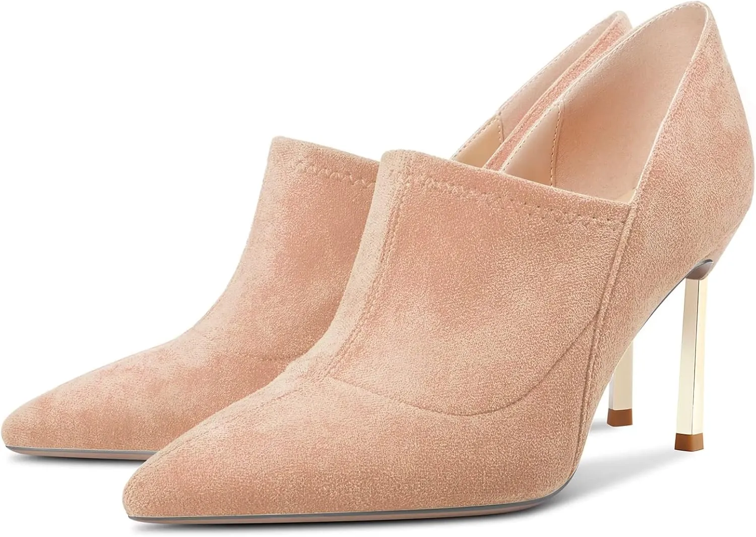 Castamere Women Stiletto High Heel Pointed Toe Slip-on Pumps Wedding Office 3.3 Inches Heels