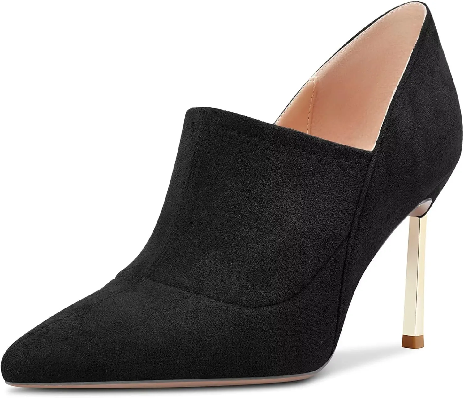 Castamere Women Stiletto High Heel Pointed Toe Slip-on Pumps Wedding Office 3.3 Inches Heels