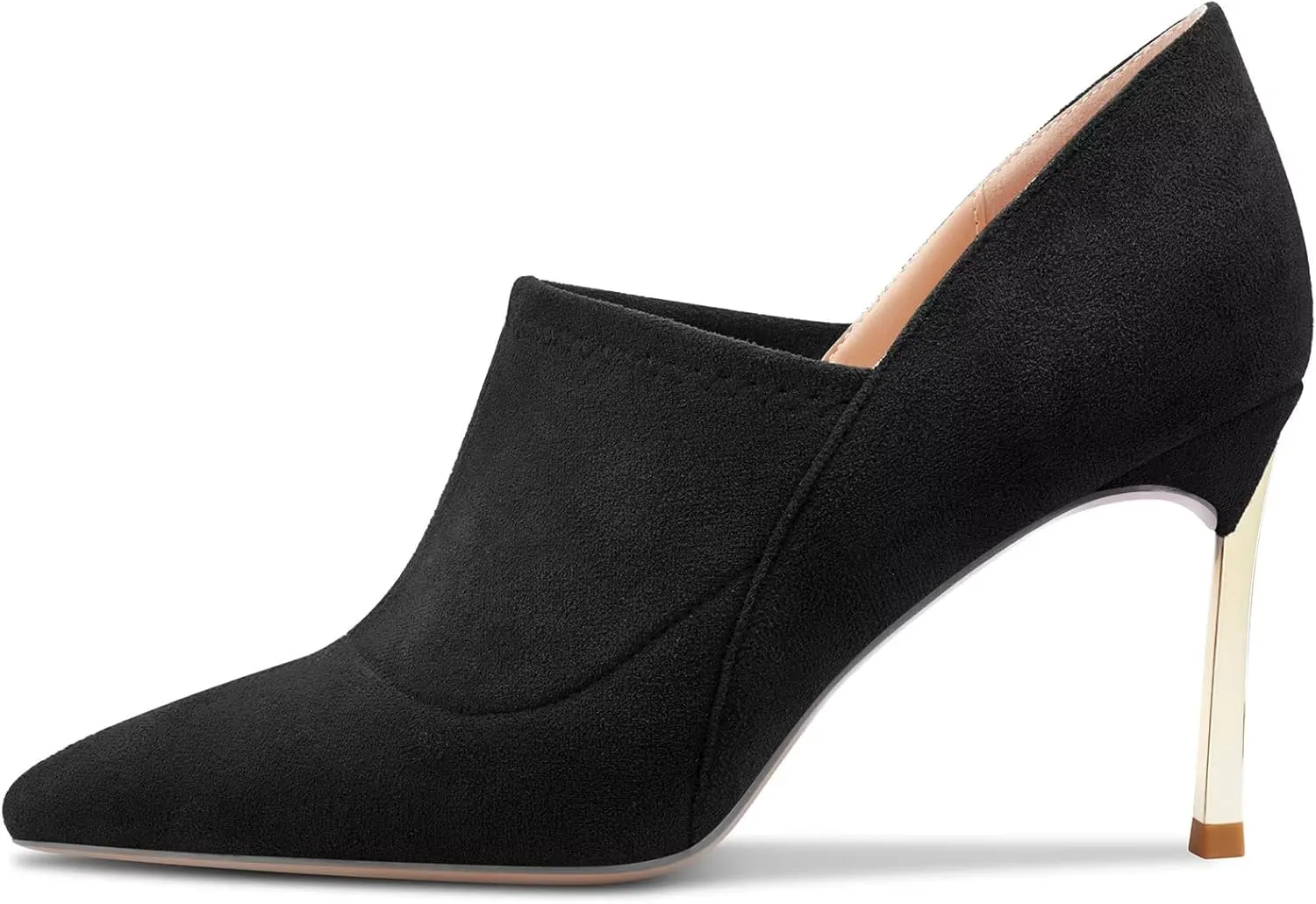 Castamere Women Stiletto High Heel Pointed Toe Slip-on Pumps Wedding Office 3.3 Inches Heels