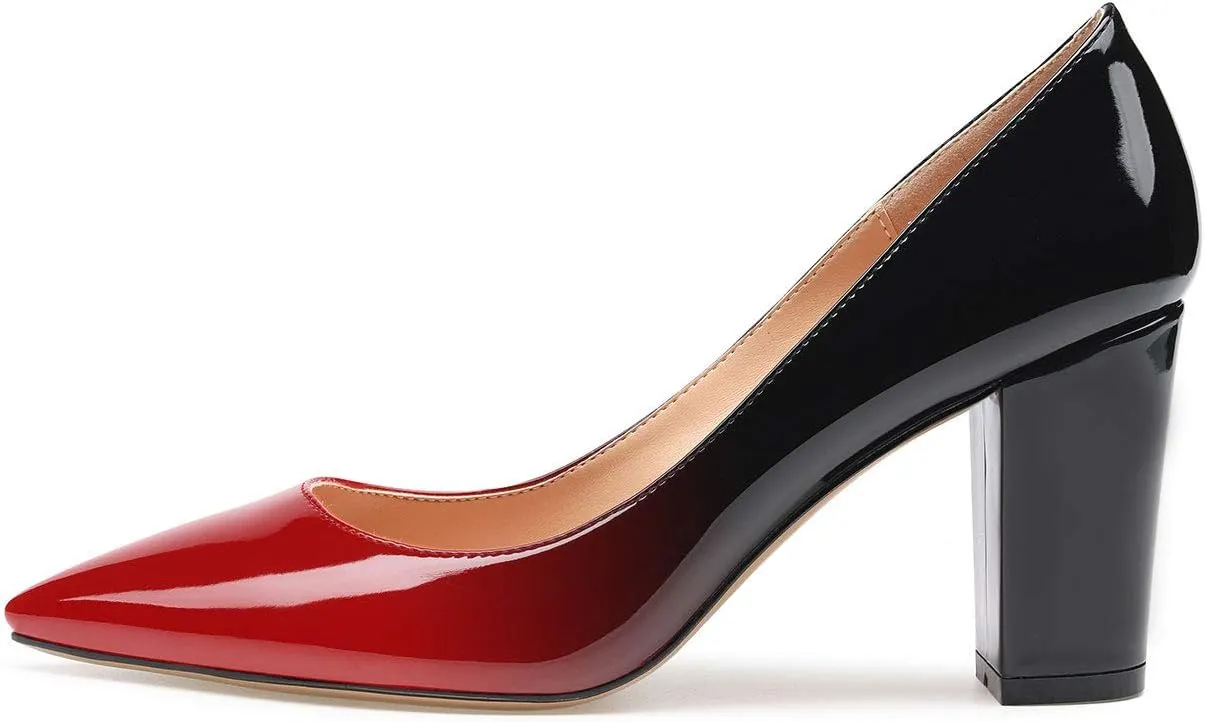 Castamere Womens High Heel Pointed Toe Slip-on Pumps 8CM