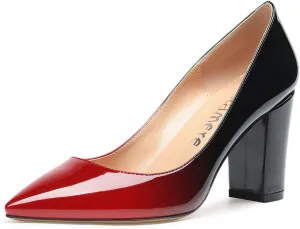 Castamere Womens High Heel Pointed Toe Slip-on Pumps 8CM