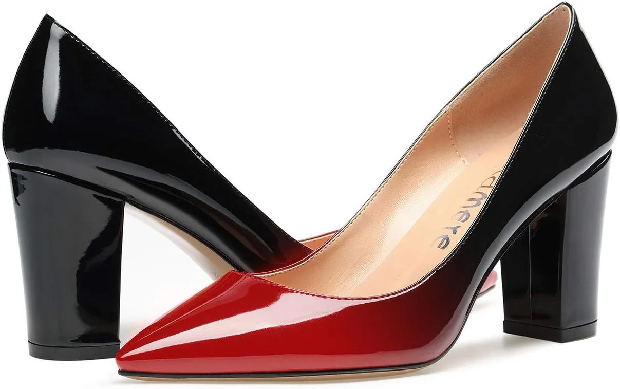 Castamere Womens High Heel Pointed Toe Slip-on Pumps 8CM