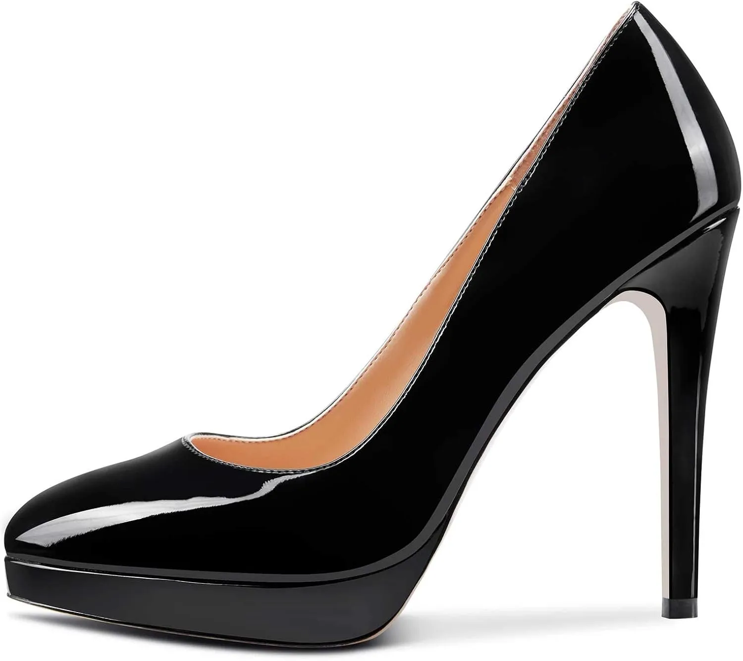 Castamere Womens High Heels Platform Pumps Slip-on Stilettos 12CM Heel Office Dress Shoes