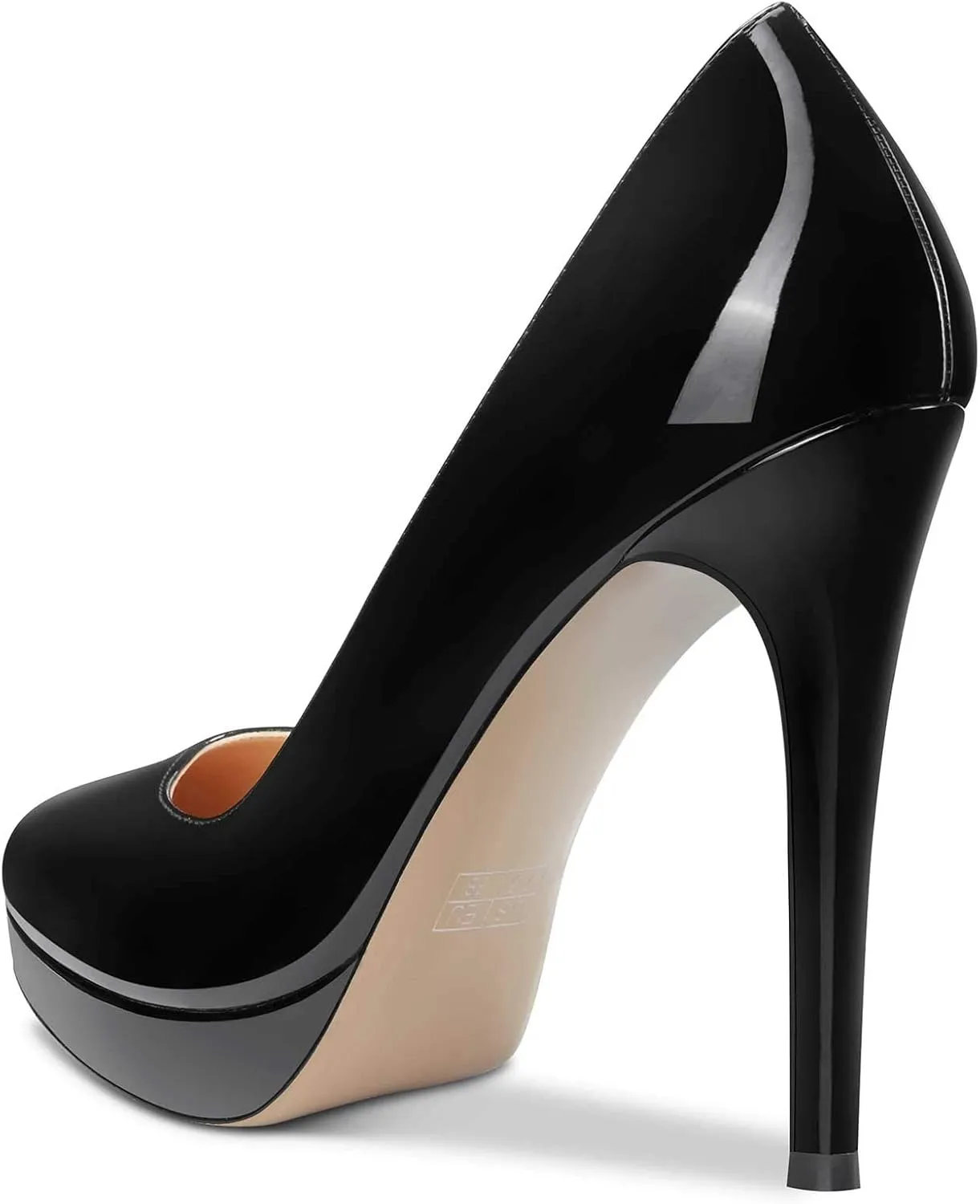 Castamere Womens High Heels Platform Pumps Slip-on Stilettos 12CM Heel Office Dress Shoes