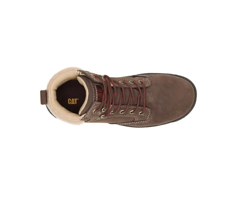 Caterpillar Women's Tess Steel Toe Work Boot Sundance | Chocolate Leather