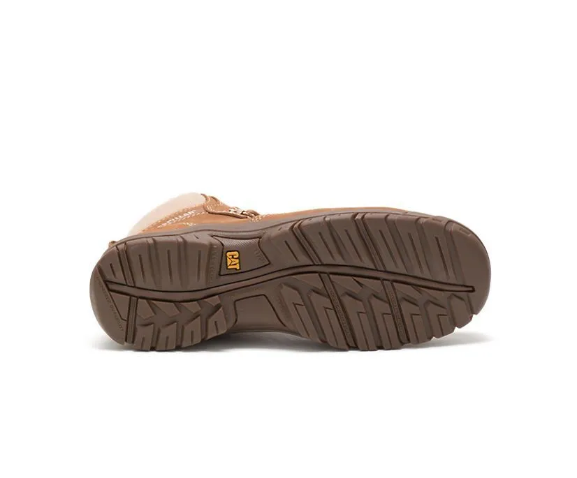 Caterpillar Women's Tess Steel Toe Work Boot Sundance | Chocolate Leather