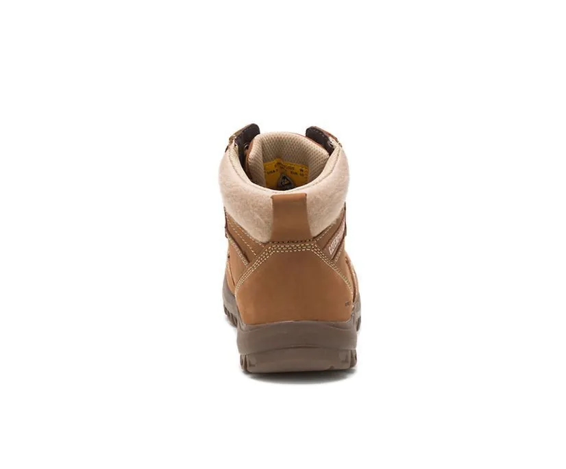 Caterpillar Women's Tess Steel Toe Work Boot Sundance | Chocolate Leather