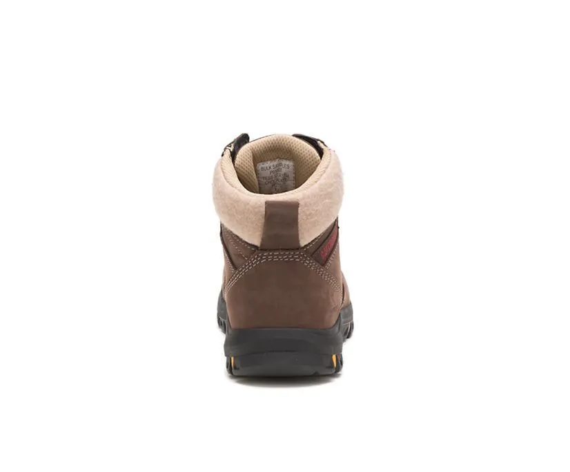 Caterpillar Women's Tess Steel Toe Work Boot Sundance | Chocolate Leather