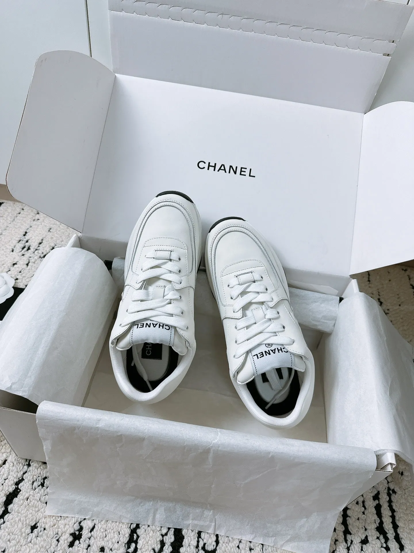 CC Sneaker 35mm In White Soft Cowhide 144702