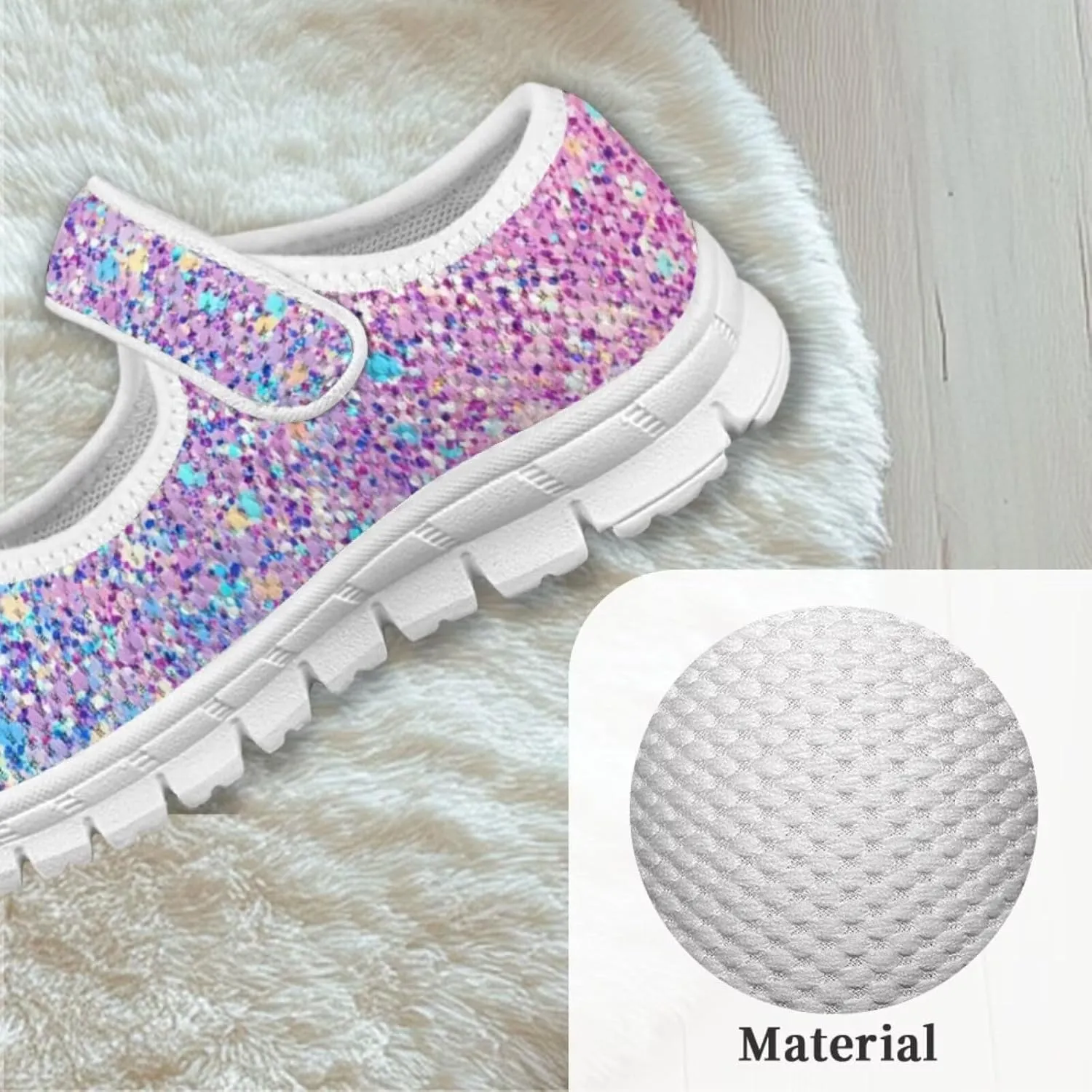 chaqlin Kids Casual Shoes Boys Girls Lightweight Running Walking Flat Mary Jane Shoes Breathable Non Slip Sports Sneakers for School