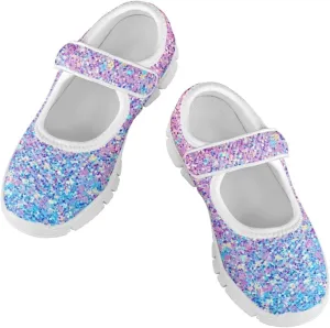 chaqlin Kids Casual Shoes Boys Girls Lightweight Running Walking Flat Mary Jane Shoes Breathable Non Slip Sports Sneakers for School