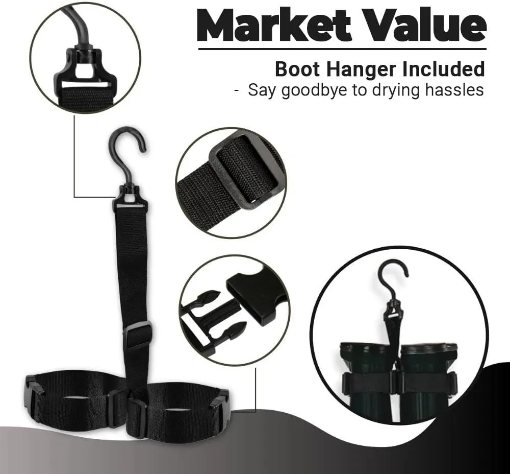 Chest Waders for Kids and Adults, Fishing and Hunting Waders with a Pocket and a Wader Hanger