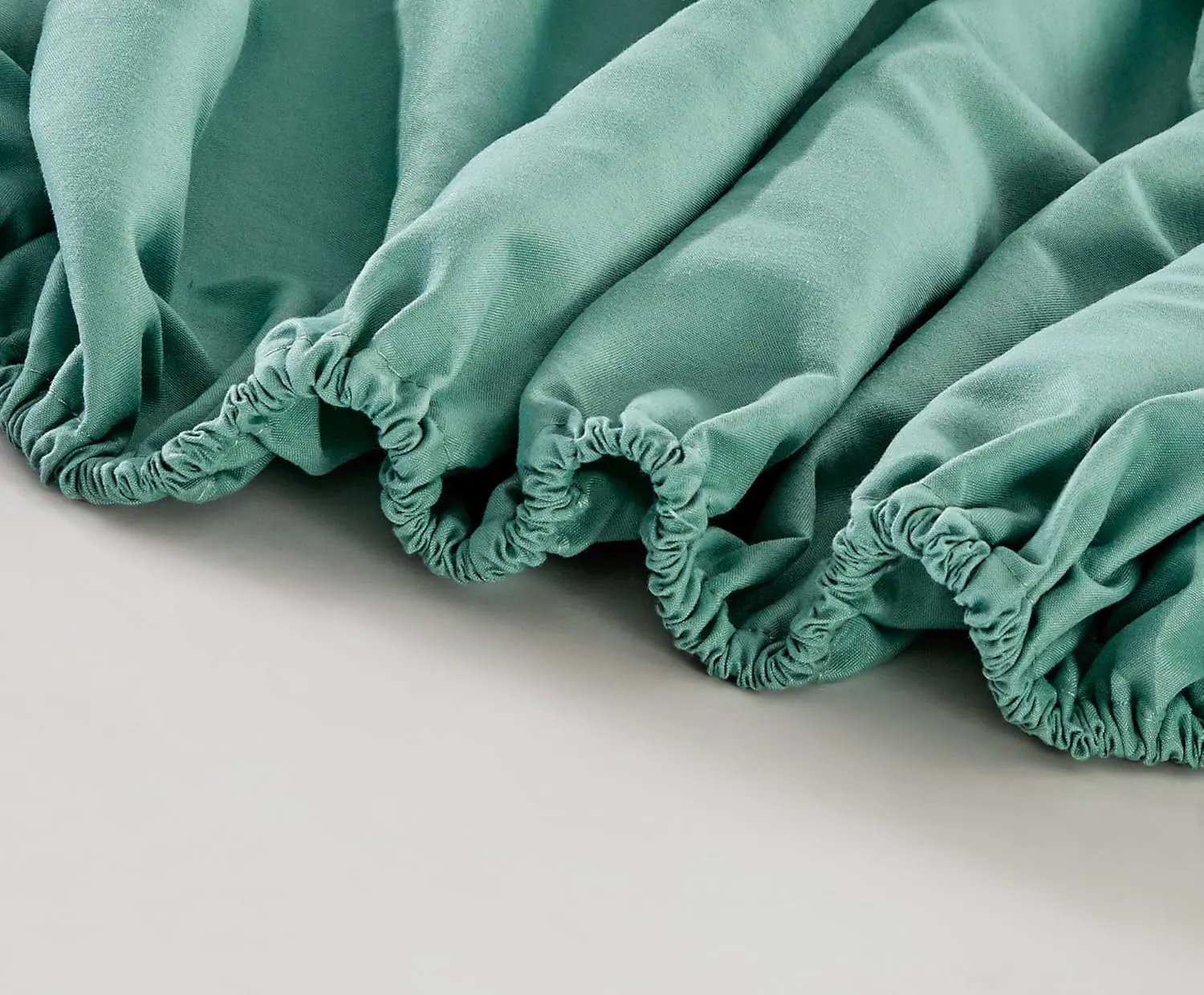 Chezmoi Collection 6-Piece Granite Green Sheet Set California King - Extra Soft Breathable Brushed Microfiber Bed Sheets with 15" Deep Pocket & 4 Pillowcases